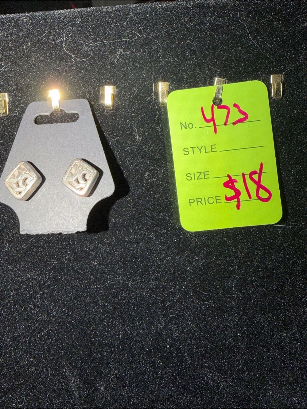 Brighton Silver Stud Earrings Retired design. Rare. $18